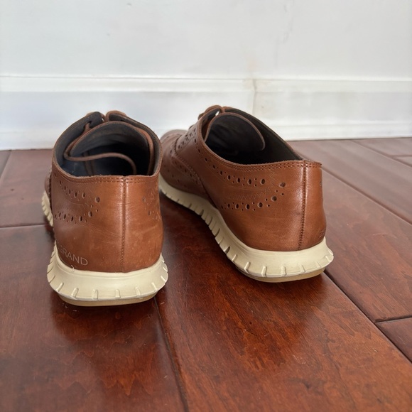 Cole Haan ZERØGRAND Wingtip Oxford STYLE #W14476 Women's Size 7.5 B Brown - Picture 5 of 9